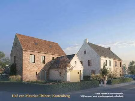 nouvelle construction de caractère jardin orienté à l'ouest