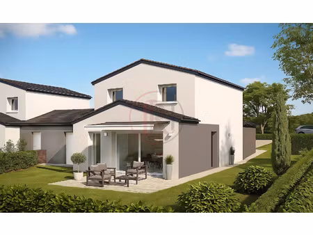 à vendre maison neuve t5 avec garage et jardin programme