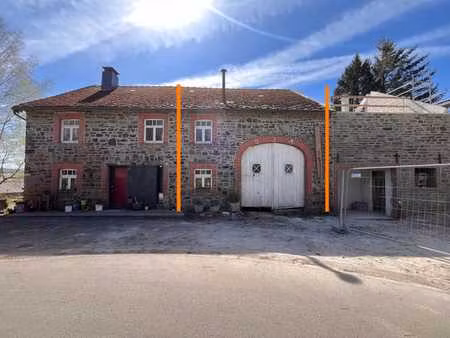 grange à rénover entièrement sur les hauteurs de malmedy