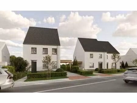 nieuwbouw halfopen bebouwing op ruime percelen te zottegem