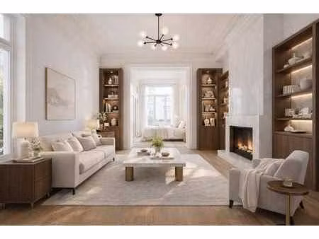 schaerbeek  duplex à rénover 140m² + jardin ouest de 73 m²