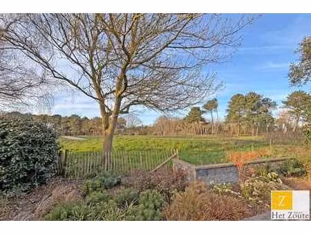 villa moderne à louer avec vue sur le royal zoute golf club