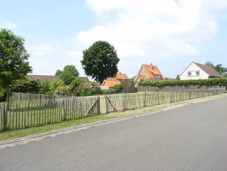 terrain à bâtir dans un quartier calme à oostduinkerke