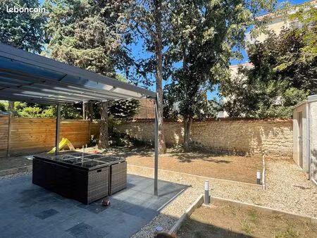 appartement de 60 m2 + jardin de 100m2