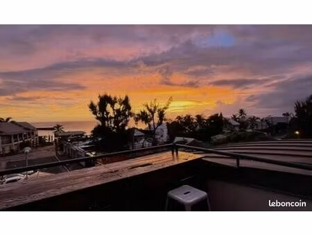 7/04 au 7/05 splendide appartement face à l'ocean