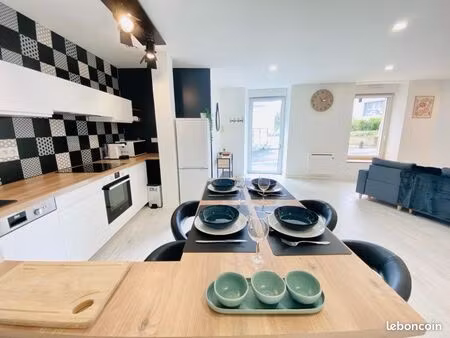 superbe t2 meublé 61m² lumineux  calme  entrée indépendante