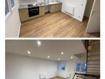 appt t3 de 88m2 en duplex gerbépal libre courant juin