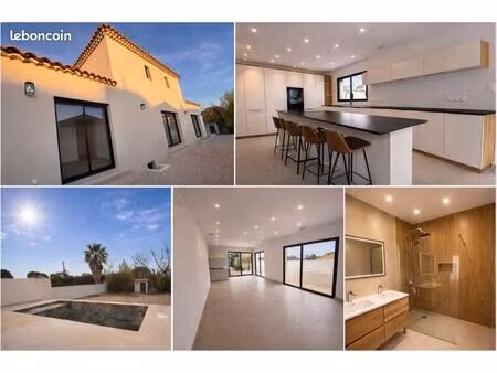 fos-sur-mer – propriété contemporaine neuve aux prestations haut de gamme