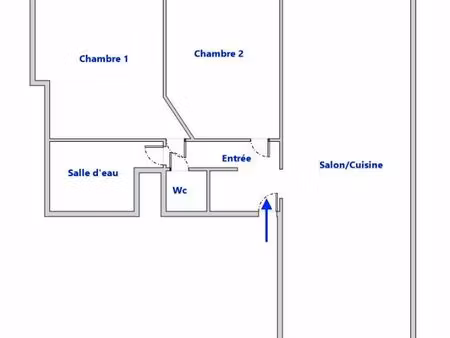 location meublée 3 pièces 65m2 aix en provence centre historique