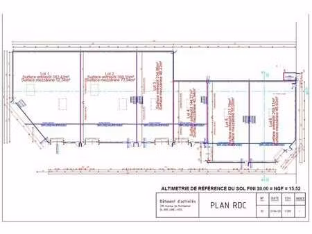 vente local d'activités 288 m²