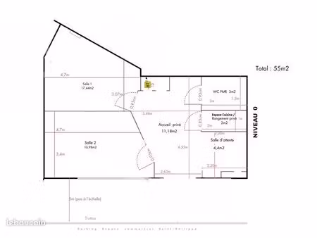 local commercial rénové – 55 m² – sophia antipolis / biot – disponible immédiatement