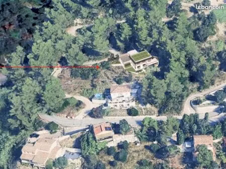 terrain constructible 1550m2 gorbio