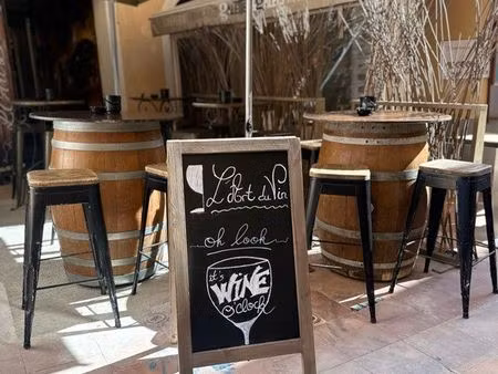 à vendre – fonds de commerce bar à vin – emplacement n°1 menton