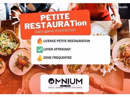 fonds de commerce sandwicherie 27 m²