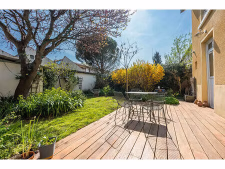 montchat – maison de caractère avec jardin bucolique à deux pas du parc bazin - exclusivit