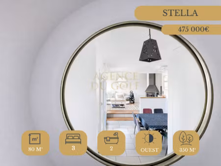 vente maison 4 pièces 80 m² cucq (62780)