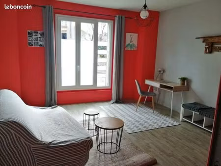 studio meublé et équipé en rdc bvd d’aurinques