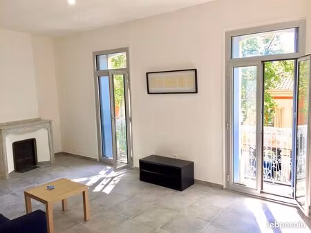 appartement t2 50 m2 rénové et meublé  narbonne centre – médiathèque