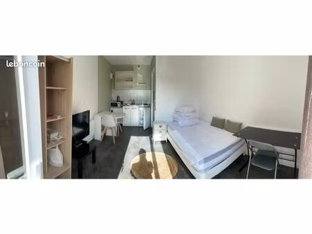 à louer – studio meublé 17 m² – quartier françois perrin