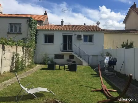 maison - garage - jardin - 50m2