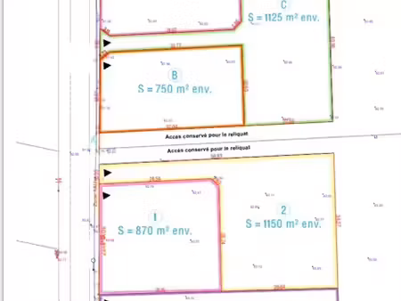 vente terrain à batir 950 m² à molac (56230)  59 950 €