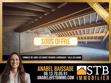 à vendre – stb immobilier – plateau à aménager dernier é