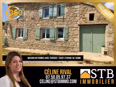 maison de 85m2 habitables sur 1153m2 de terrain