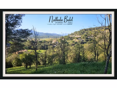 terrain avec vue imprenable à 5 minutes saint chinian