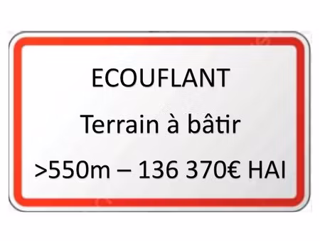vente terrain 559 m² à ecouflant (49000)  136 370 €