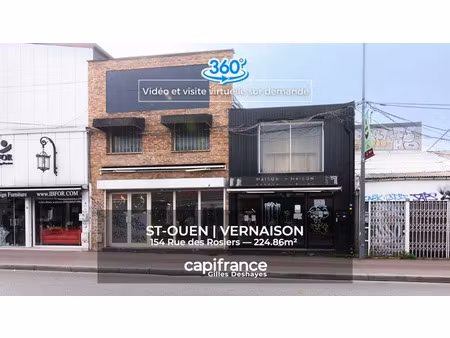 vente locaux professionnels 4 pièces 225 m² à saint-ouen (93400)  1 150 000 €