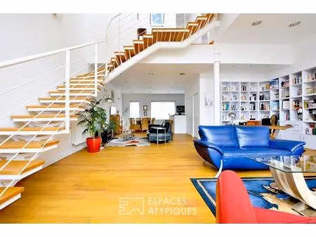 loft d'architecte en triplex au coeur d'une ancienne filature