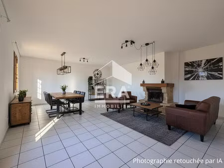 maison 133m² - 5 chambres dont 3 de plain-pied - garage - aigné