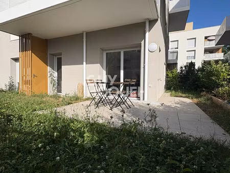 appartement t3 en rez de jardin +garage proche centre de brignais