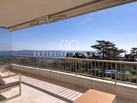 cannes californie - appartement 4 pièces 105m² vue mer