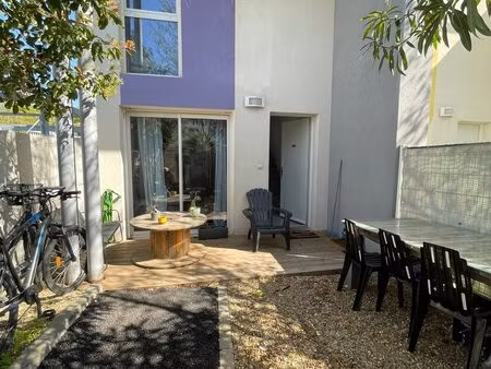 appartement t2 en duplex avec jardin et parking – montpellier