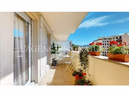 a vendre f1 nice hopital pasteur - terrasse - calme - garage