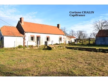 longère à vendre 4 pièces 75m2 sur 1500m2 de terrain liernolles (03)