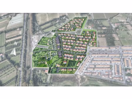 elne : terrain constructible 3 faces