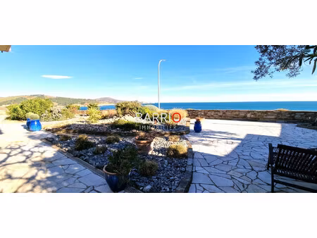 villa de plain-pied  vue mer  garage  jardin à banyuls-sur-mer