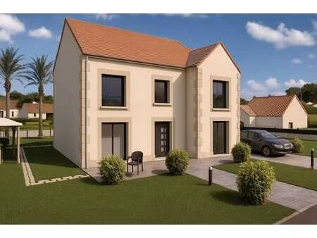 terrain avec maison neuve à vendre