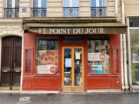 location locaux professionnels 43 m² à paris 5ème (75005)  2 125 €