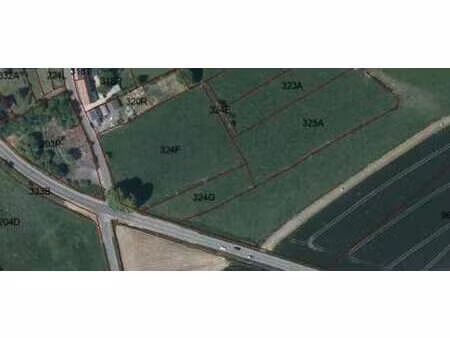 terrain à bâtir 1.697 m² à strée‑lez‑huy  terrain plat