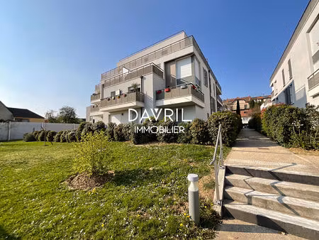 fin d'oise * appartement 4 pièce(s) 73 m2 - 3 chambres - terrasse 55m² * vue sur seine *