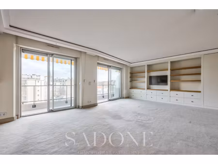 appartement neuilly sur seine/mairie - 2 pièce(s) 73 m2 - grand balcon