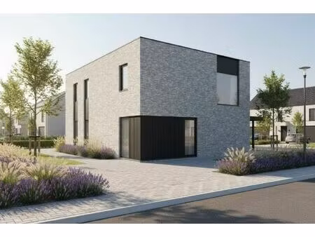 nieuw te bouwen alleenstaande woning te avelgem.