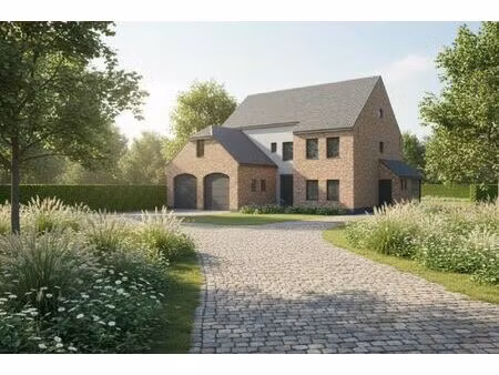 nieuw te bouwen alleenstaande woning te assebroek.