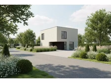nieuw te bouwen alleenstaande woning te astene.