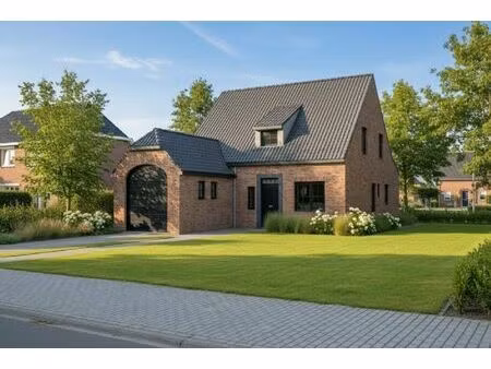 nieuw te bouwen alleenstaande woning te dendermonde.