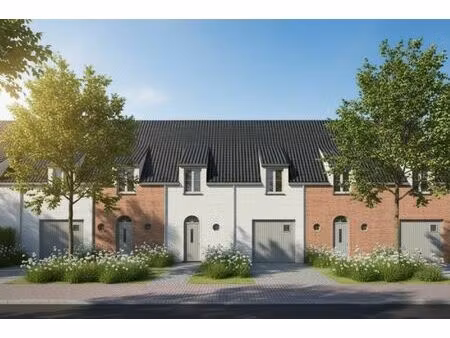 nieuw te bouwen gesloten woning te ichtegem.