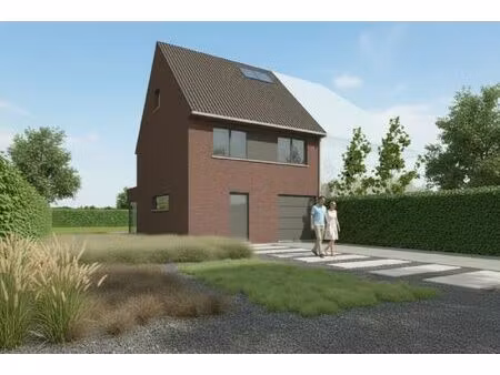 nieuw te bouwen halfopen woning te ieper.